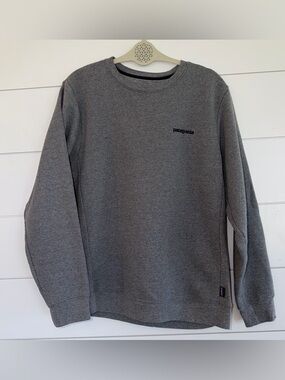 Patagonia Men Small Fitz Roy Icon Uprisal Crew Sweatshirt Gray Gorpcore Fleece